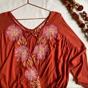 Free People Gotta Love It Blouse *damaged*